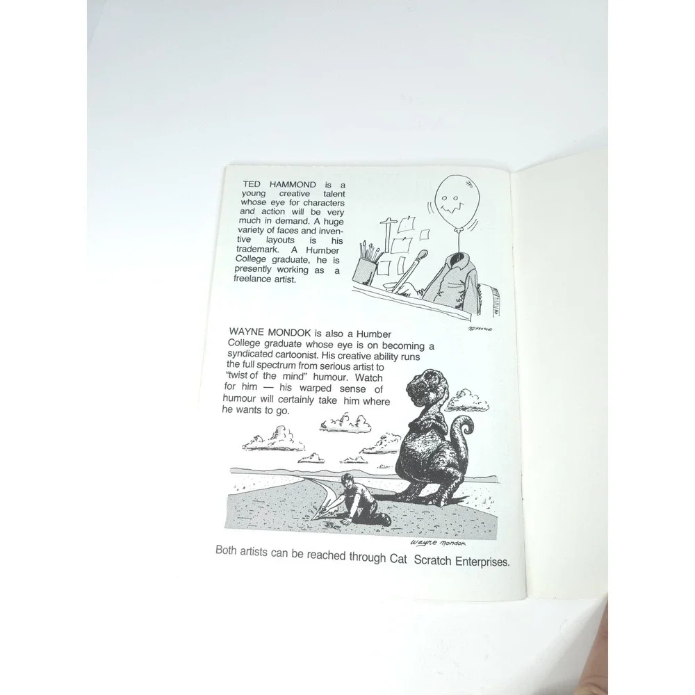 Cat Scratch Enterprise Canada In Your 50s Women's Humerus Comic 80s Illustration